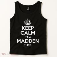 Madden Surname Funny Family Tree Birthday Reunion Gift Idea Tank Top thumb 2
