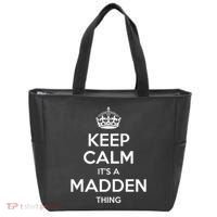 Madden Surname Funny Family Tree Birthday Reunion Gift Idea Tote Bag thumb 0