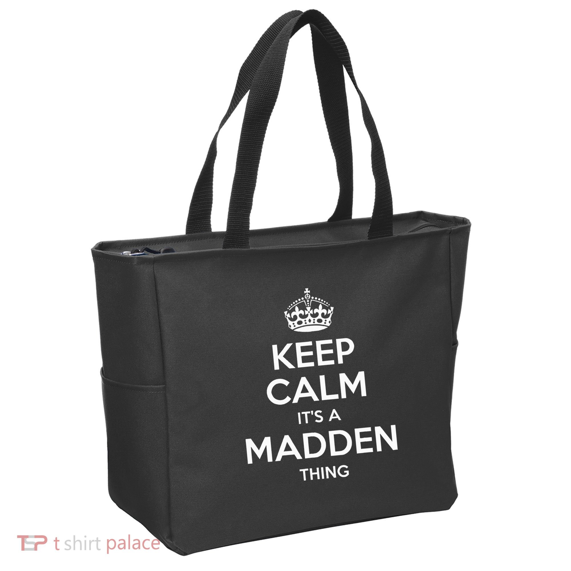 Madden Surname Funny Family Tree Birthday Reunion Gift Idea Tote Bag