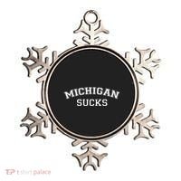 Michigan Sucks Funny Football Rivalry Ornament thumb 0