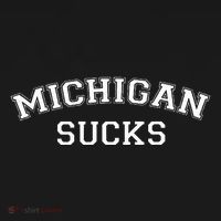 Michigan Sucks Funny Football Rivalry Ornament thumb 1