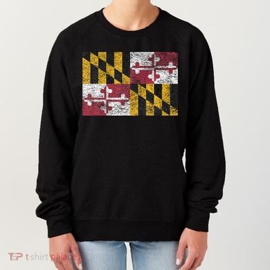 MARYLAND STATE FLAG ANNAPOLIS BALTIMORE CHESAPEAKE BAY Women's Sweatshirt