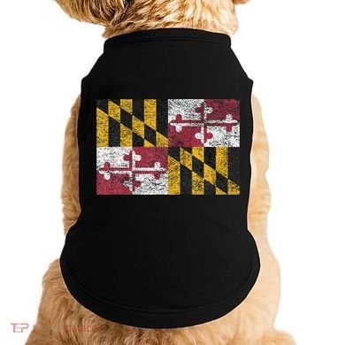 MARYLAND STATE FLAG ANNAPOLIS BALTIMORE CHESAPEAKE BAY Doggie Tank