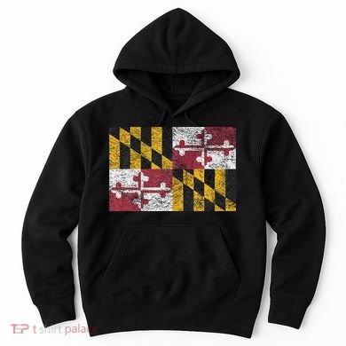 MARYLAND STATE FLAG ANNAPOLIS BALTIMORE CHESAPEAKE BAY Hoodie