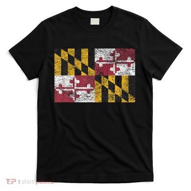 MARYLAND STATE FLAG ANNAPOLIS BALTIMORE CHESAPEAKE BAY T-Shirt