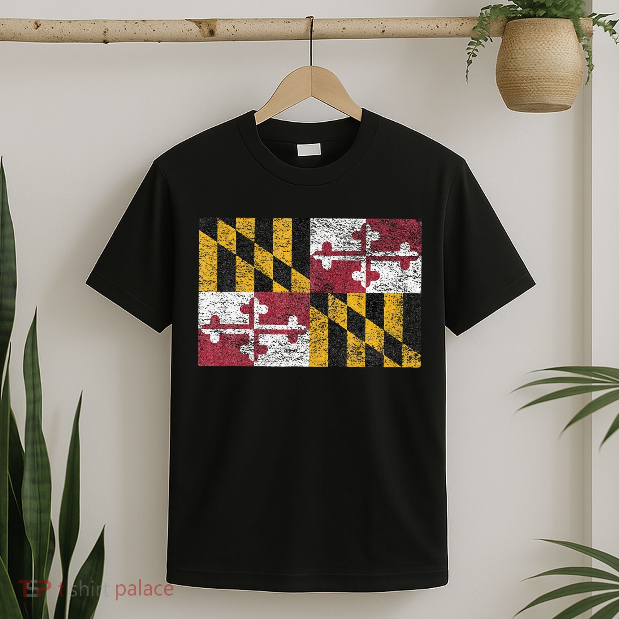 MARYLAND STATE FLAG ANNAPOLIS BALTIMORE CHESAPEAKE BAY T-Shirt