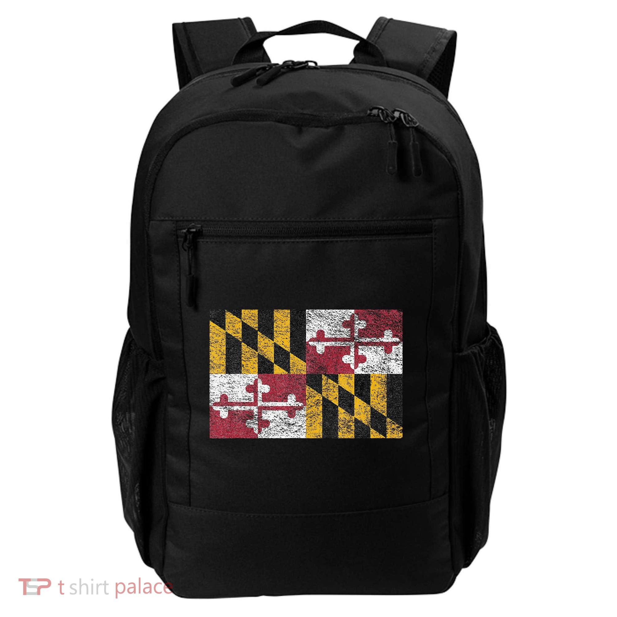 MARYLAND STATE FLAG ANNAPOLIS BALTIMORE CHESAPEAKE BAY Backpack