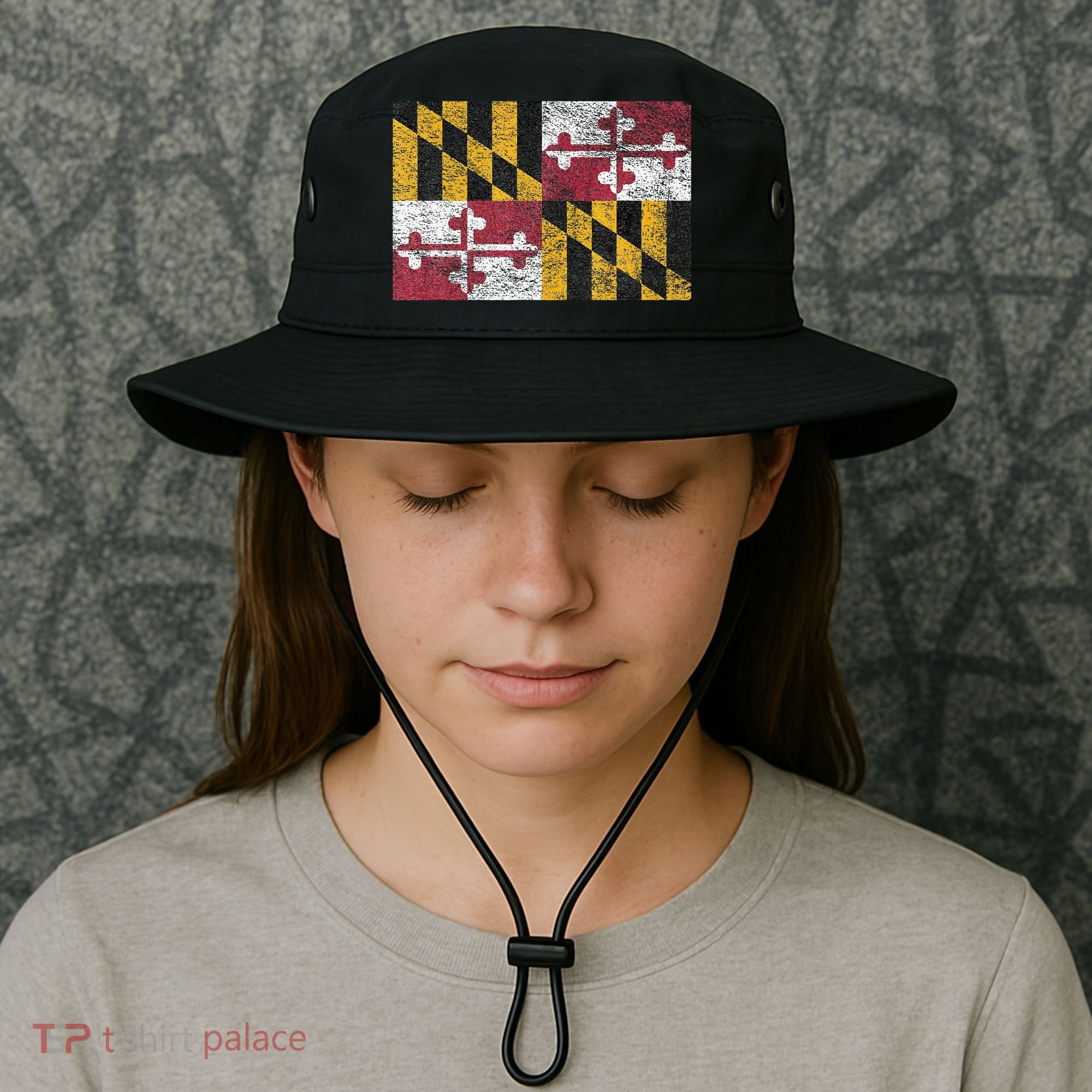 MARYLAND STATE FLAG ANNAPOLIS BALTIMORE CHESAPEAKE BAY Bucket Hat