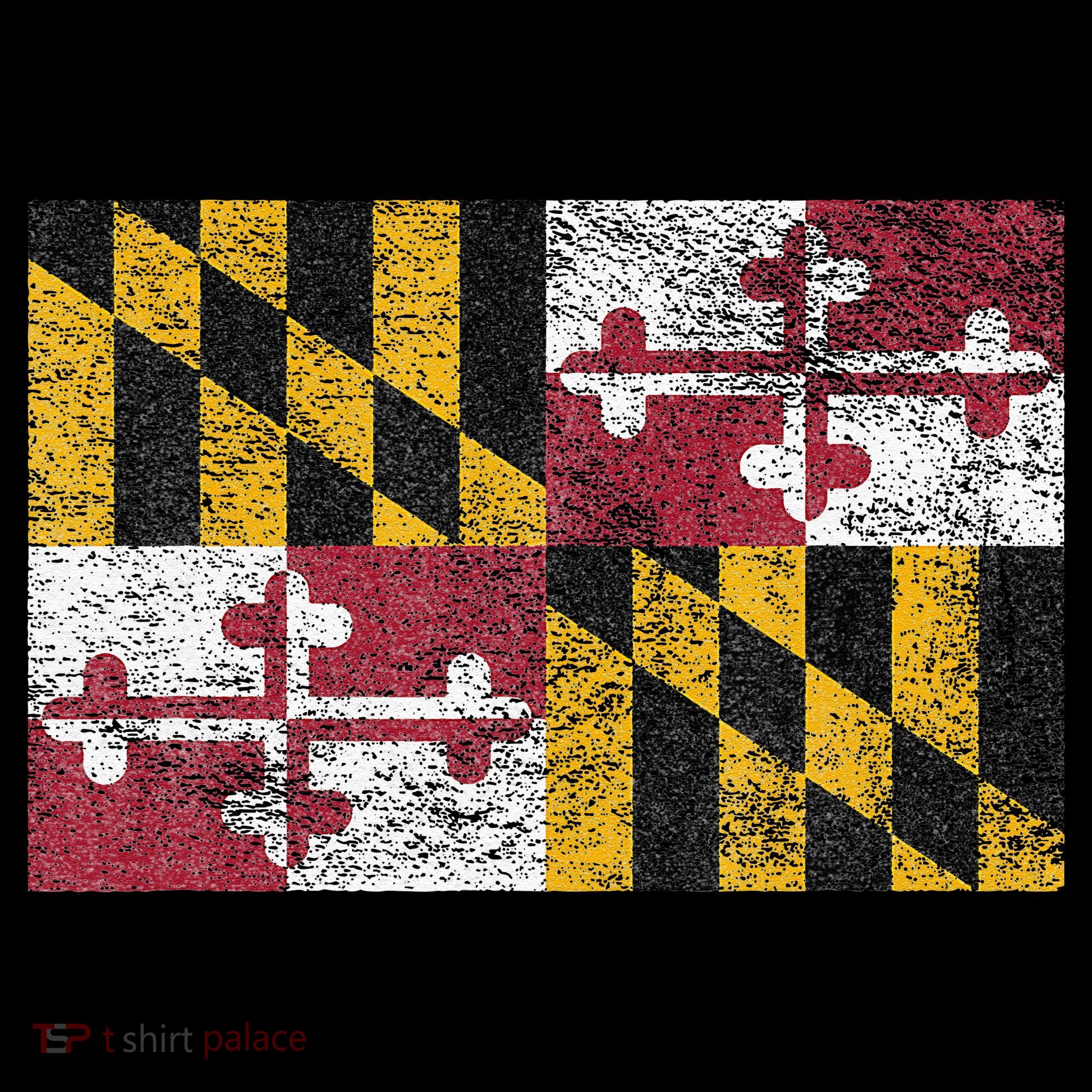 MARYLAND STATE FLAG ANNAPOLIS BALTIMORE CHESAPEAKE BAY Women's Hoodie
