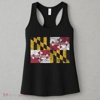 MARYLAND STATE FLAG ANNAPOLIS BALTIMORE CHESAPEAKE BAY Women's Tank Top thumb 3