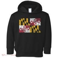 MARYLAND STATE FLAG ANNAPOLIS BALTIMORE CHESAPEAKE BAY Toddler Hoodie thumb 0