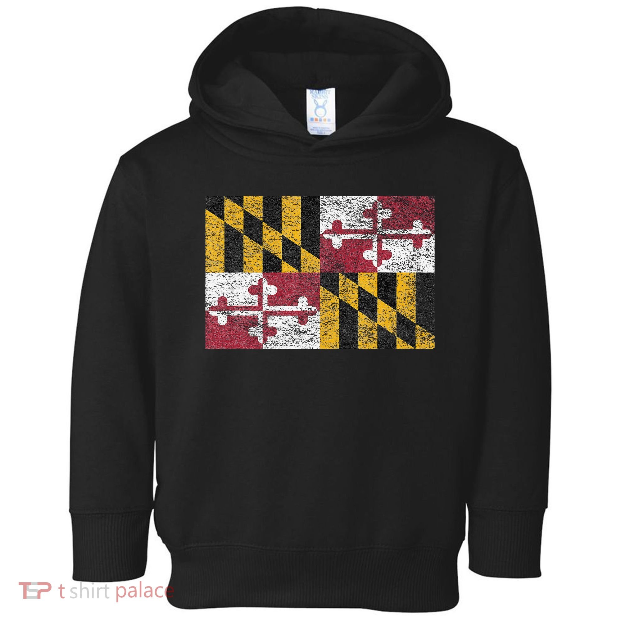 MARYLAND STATE FLAG ANNAPOLIS BALTIMORE CHESAPEAKE BAY Toddler Hoodie