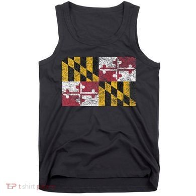MARYLAND STATE FLAG ANNAPOLIS BALTIMORE CHESAPEAKE BAY Tank Top