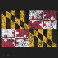 MARYLAND STATE FLAG ANNAPOLIS BALTIMORE CHESAPEAKE BAY Golf Towel thumb 3