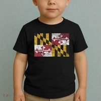 MARYLAND STATE FLAG ANNAPOLIS BALTIMORE CHESAPEAKE BAY Toddler T-Shirt thumb 2