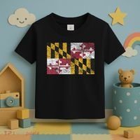MARYLAND STATE FLAG ANNAPOLIS BALTIMORE CHESAPEAKE BAY Toddler T-Shirt thumb 3