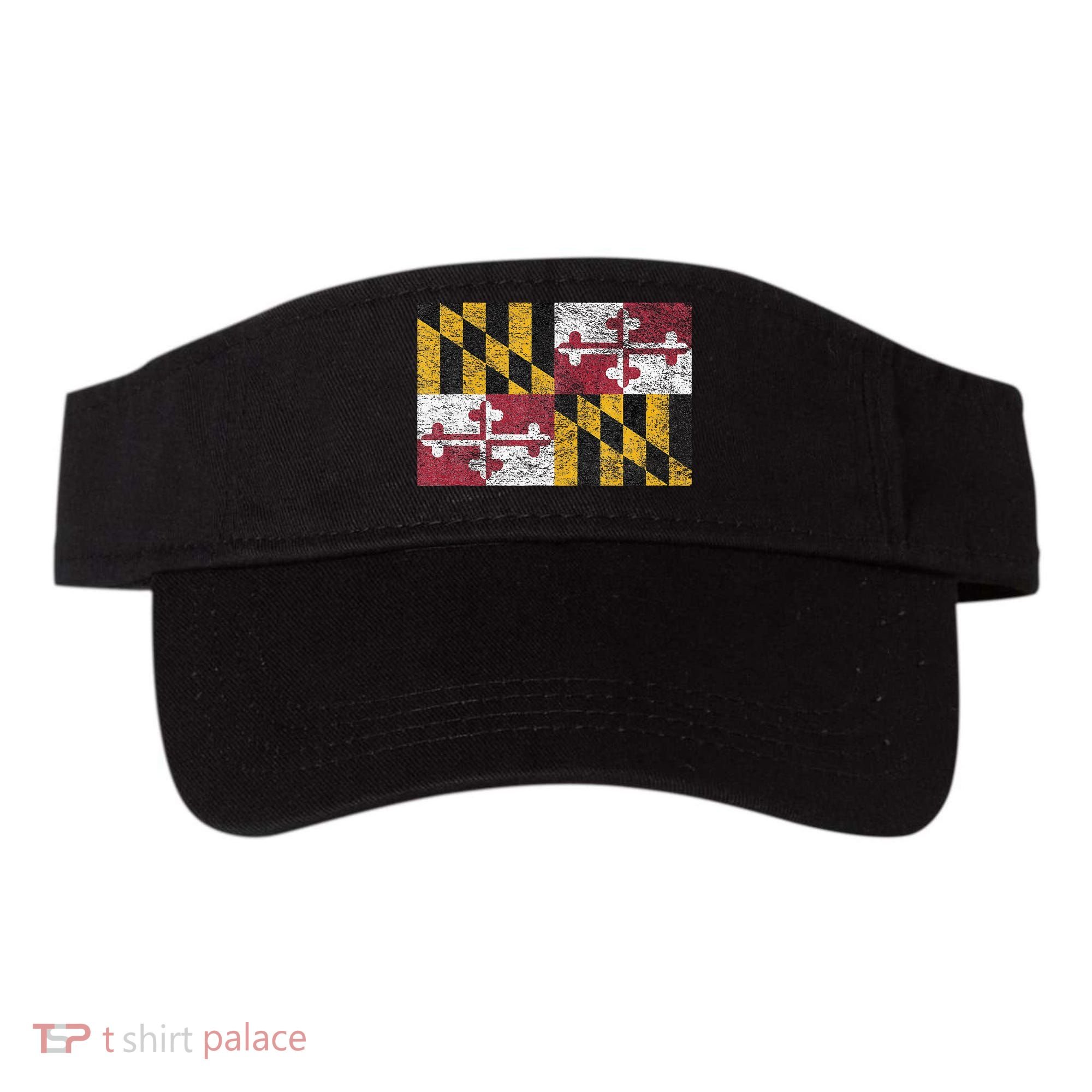 MARYLAND STATE FLAG ANNAPOLIS BALTIMORE CHESAPEAKE BAY Visor