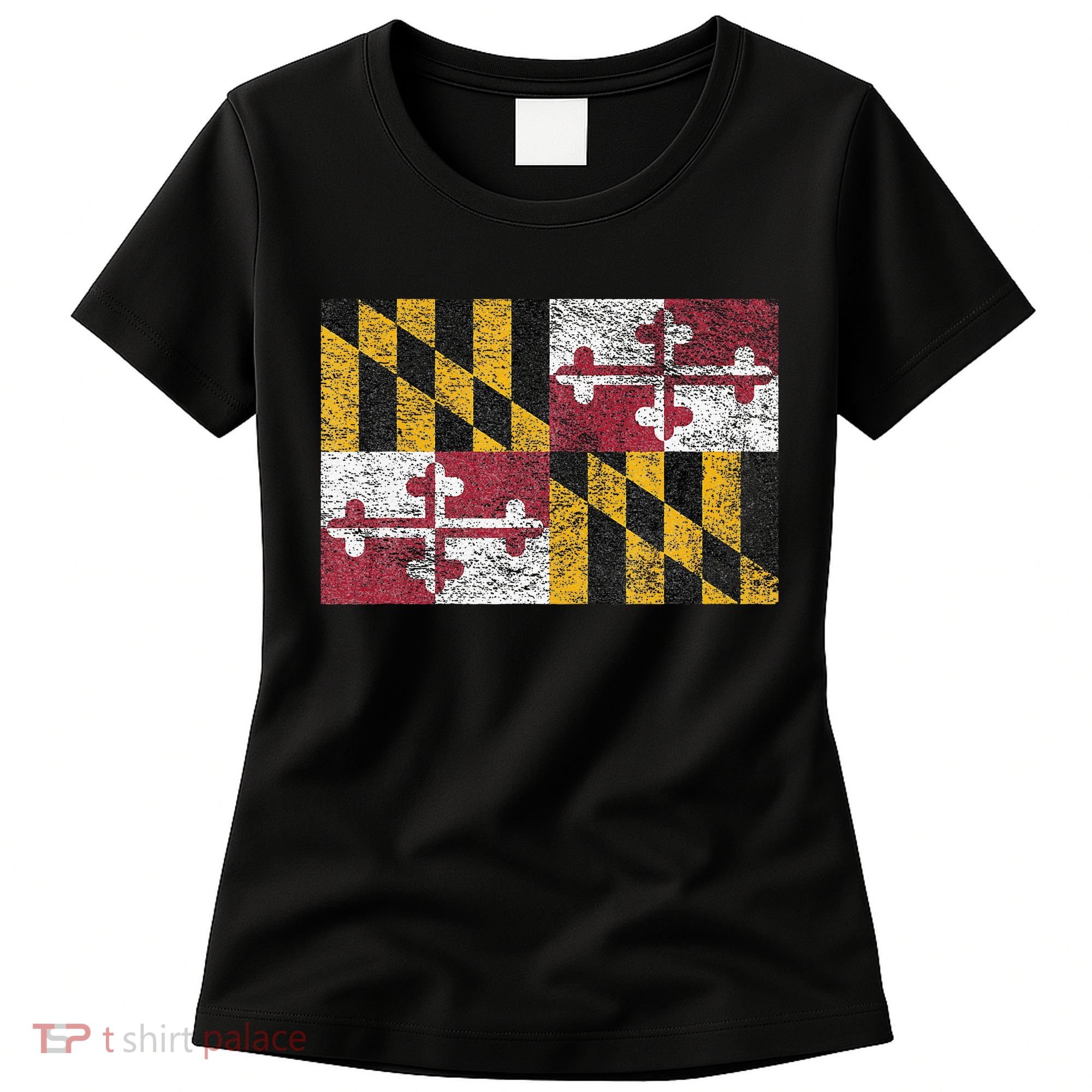 MARYLAND STATE FLAG ANNAPOLIS BALTIMORE CHESAPEAKE BAY Women's T-Shirt