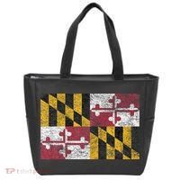 MARYLAND STATE FLAG ANNAPOLIS BALTIMORE CHESAPEAKE BAY Tote Bag thumb 0