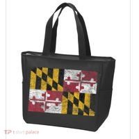MARYLAND STATE FLAG ANNAPOLIS BALTIMORE CHESAPEAKE BAY Tote Bag thumb 3