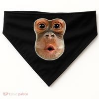 Monkey Stomach Funny Meme Cool Trending Viral Video USA-Made Doggie Bandana thumb 0