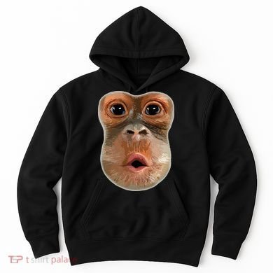 Monkey Stomach Funny Meme Cool Trending Viral Video Hoodie
