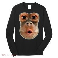 Monkey Stomach Funny Meme Cool Trending Viral Video Long Sleeve Shirt thumb 0