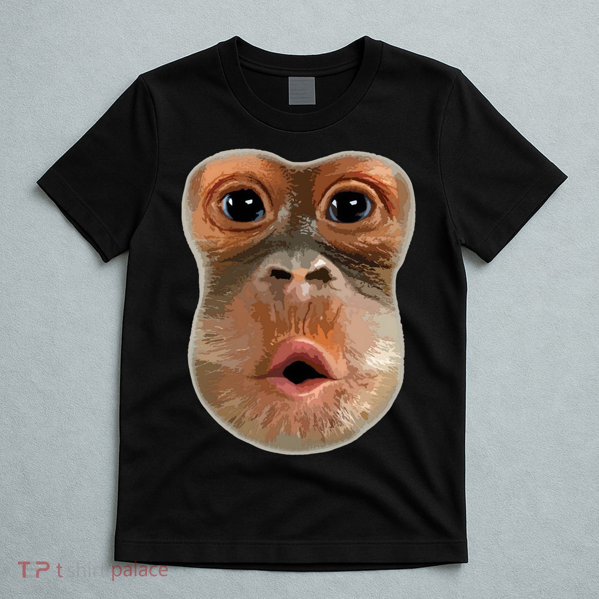 Monkey Stomach Funny Meme Cool Trending Viral Video T-Shirt