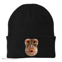 Monkey Stomach Funny Meme Cool Trending Viral Video Beanie thumb 0