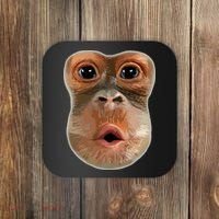 Monkey Stomach Funny Meme Cool Trending Viral Video Coaster thumb 0