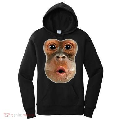 Monkey Stomach Funny Meme Cool Trending Viral Video Women's Hoodie