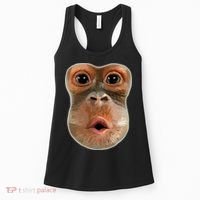 Monkey Stomach Funny Meme Cool Trending Viral Video Women's Tank Top thumb 0