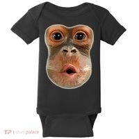Monkey Stomach Funny Meme Cool Trending Viral Video Baby Bodysuit thumb 0