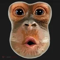 Monkey Stomach Funny Meme Cool Trending Viral Video Baby Bodysuit thumb 2