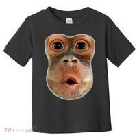 Monkey Stomach Funny Meme Cool Trending Viral Video Toddler T-Shirt thumb 0