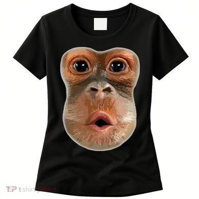 Monkey Stomach Funny Meme Cool Trending Viral Video Women's T-Shirt