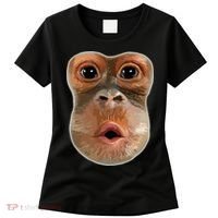 Monkey Stomach Funny Meme Cool Trending Viral Video Women's T-Shirt thumb 0