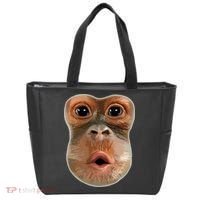 Monkey Stomach Funny Meme Cool Trending Viral Video Tote Bag thumb 0