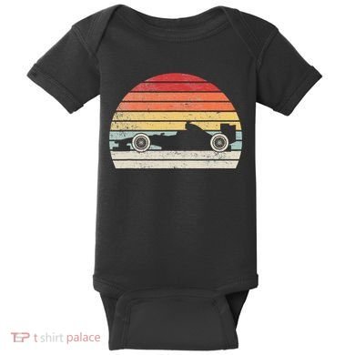Mechanic Sport Formula Race Car Baby Bodysuit