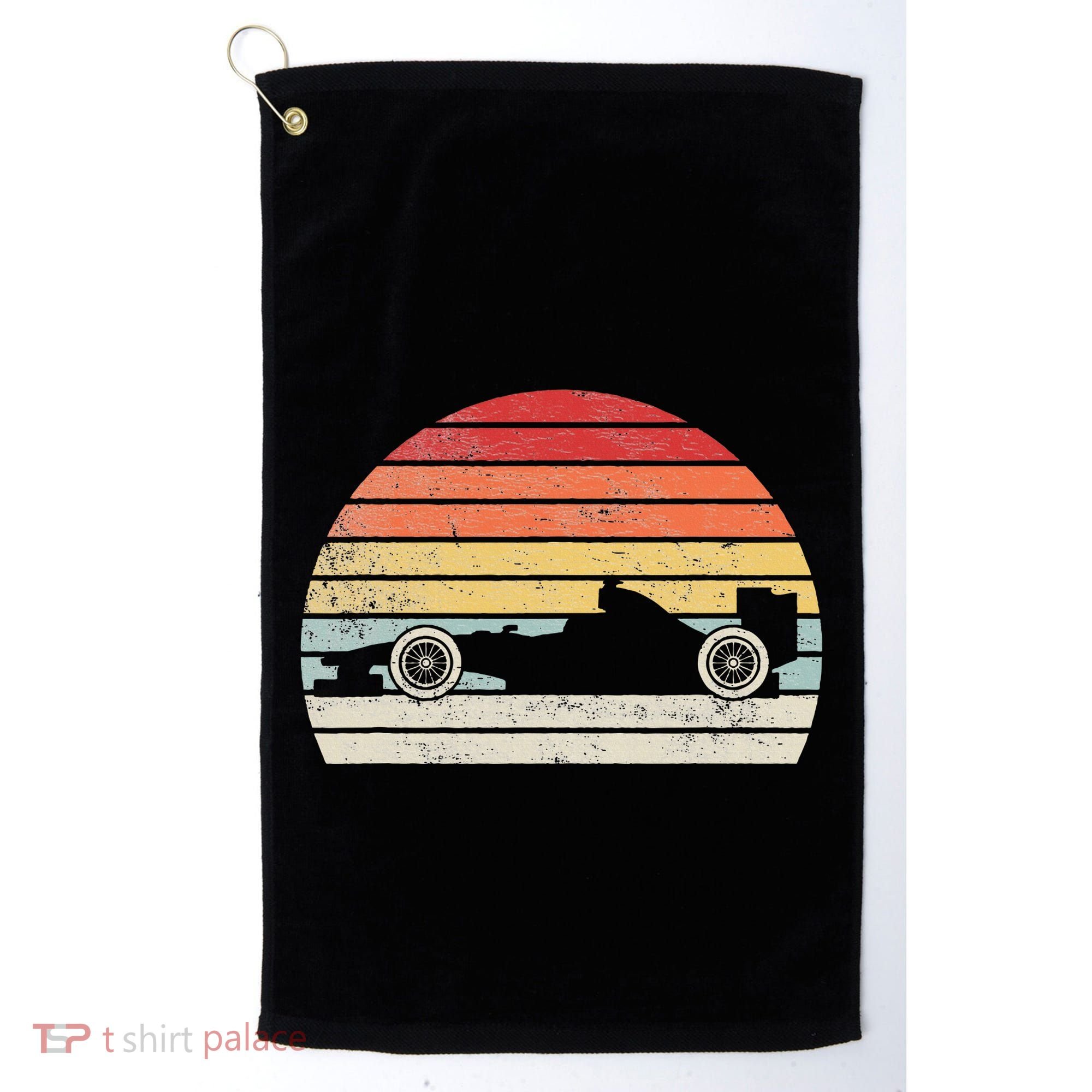 Mechanic Sport Formula Race Car Golf Towel