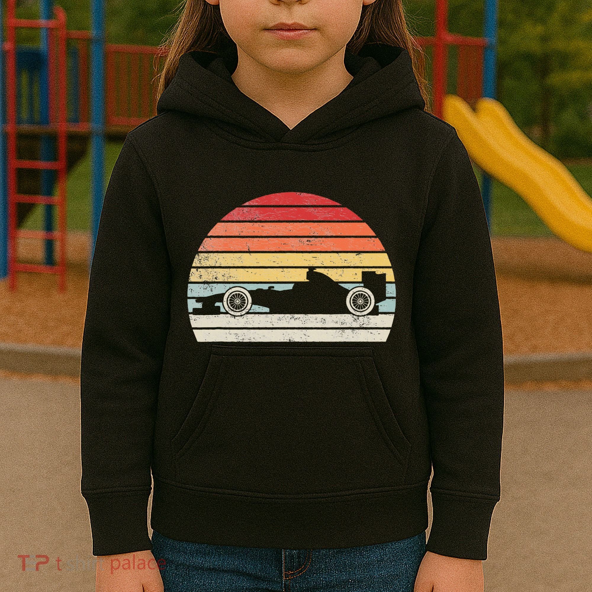 Mechanic Sport Formula Race Car Kids Hoodie