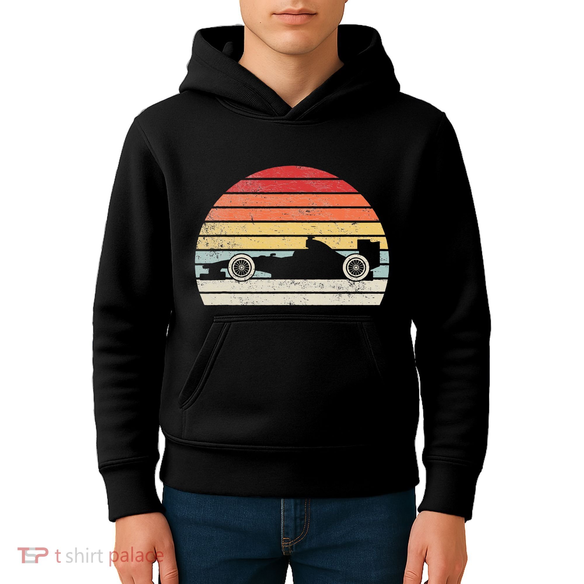 Mechanic Sport Formula Race Car Kids Hoodie