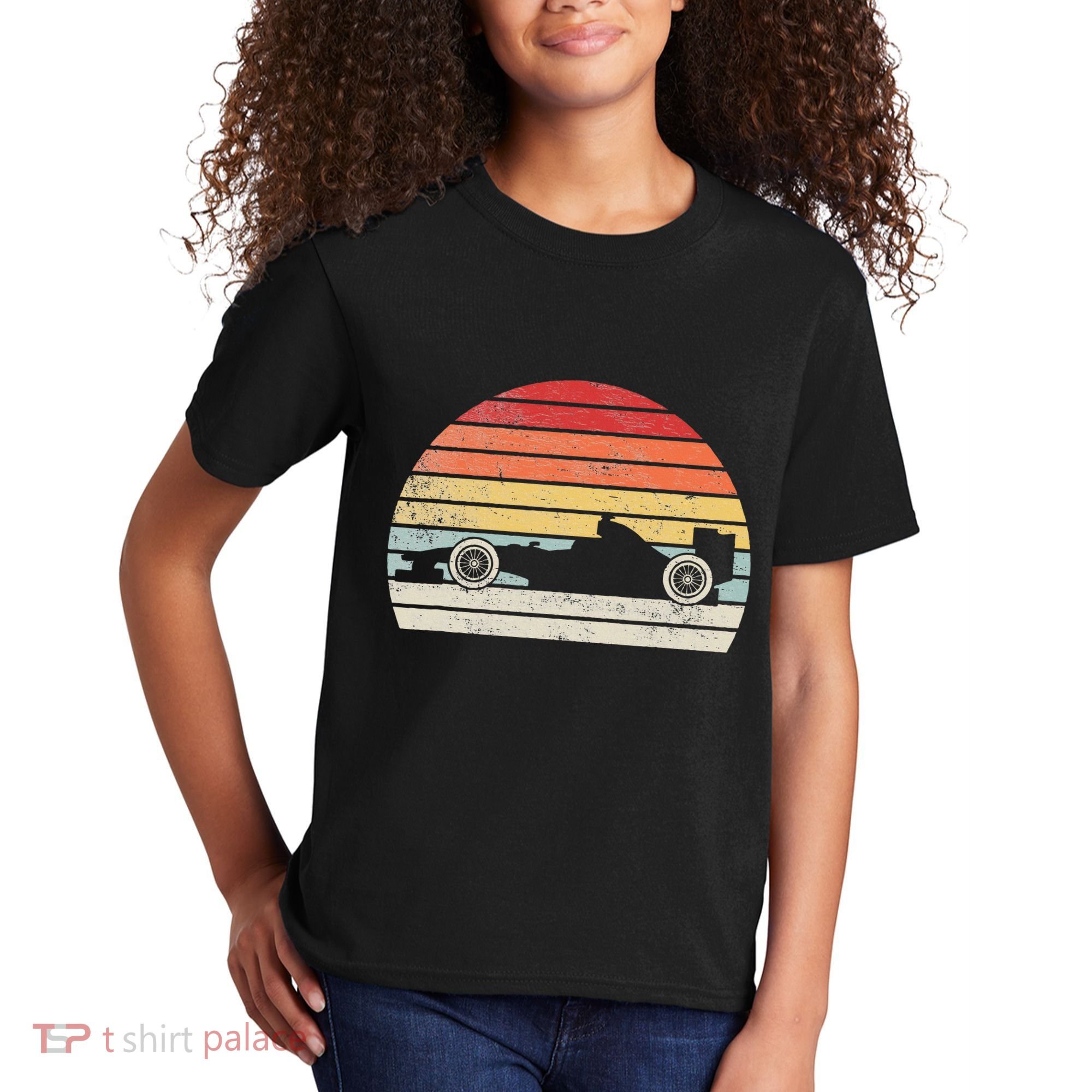 Mechanic Sport Formula Race Car Kids T-Shirt