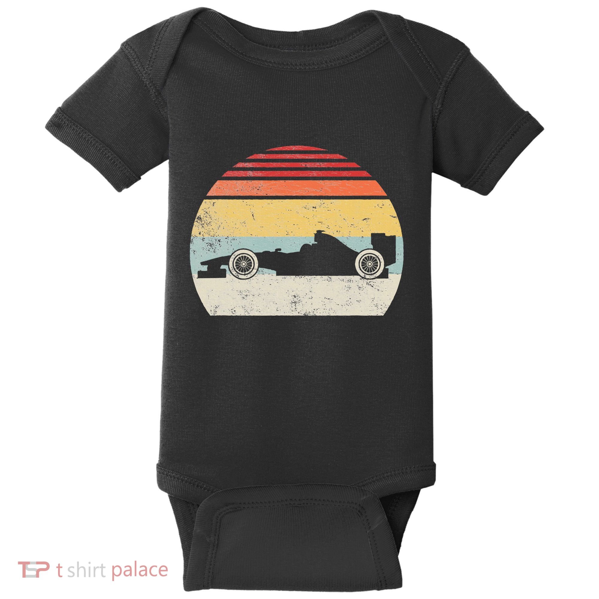 Mechanic Sport Formula Race Car Baby Bodysuit