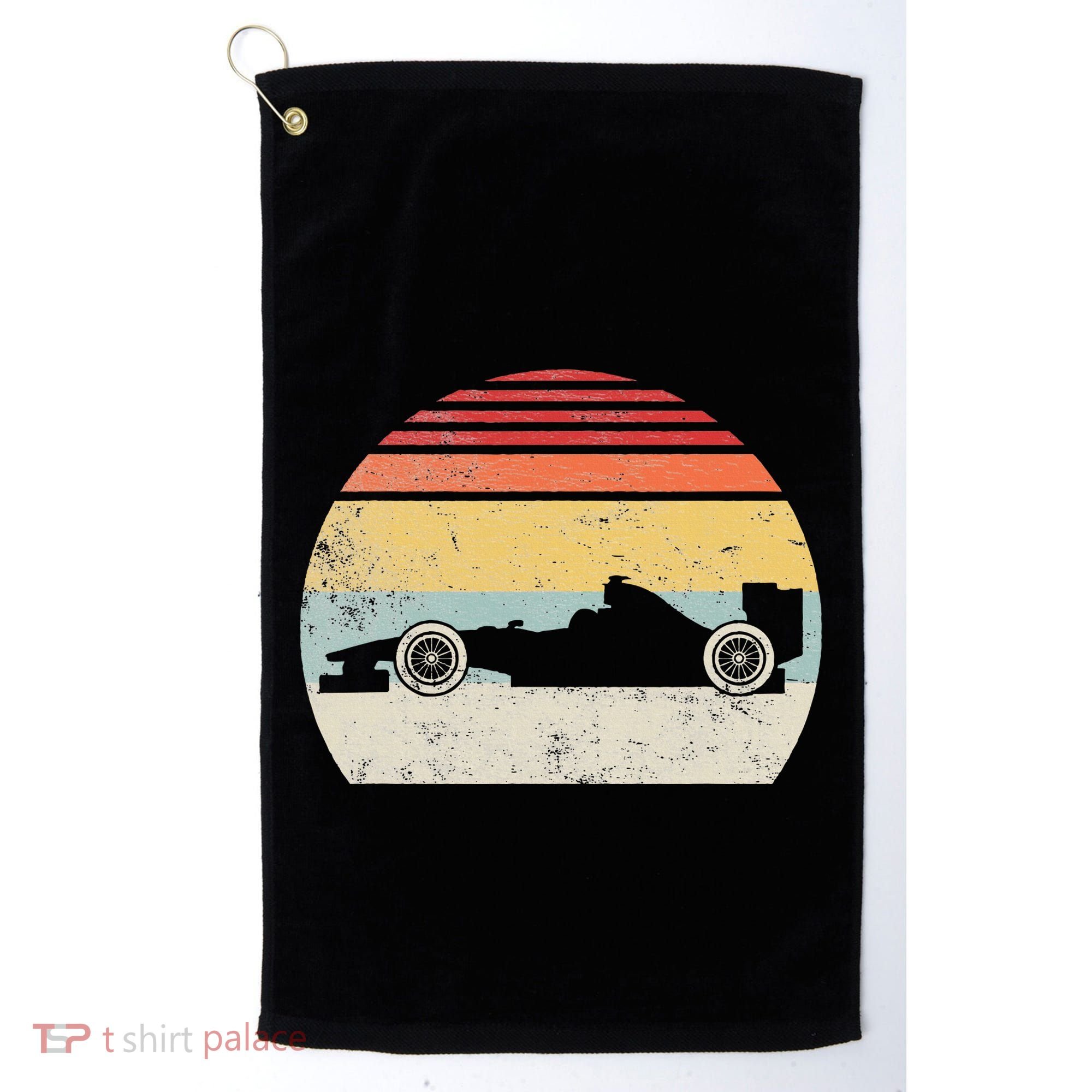 Mechanic Sport Formula Race Car Golf Towel