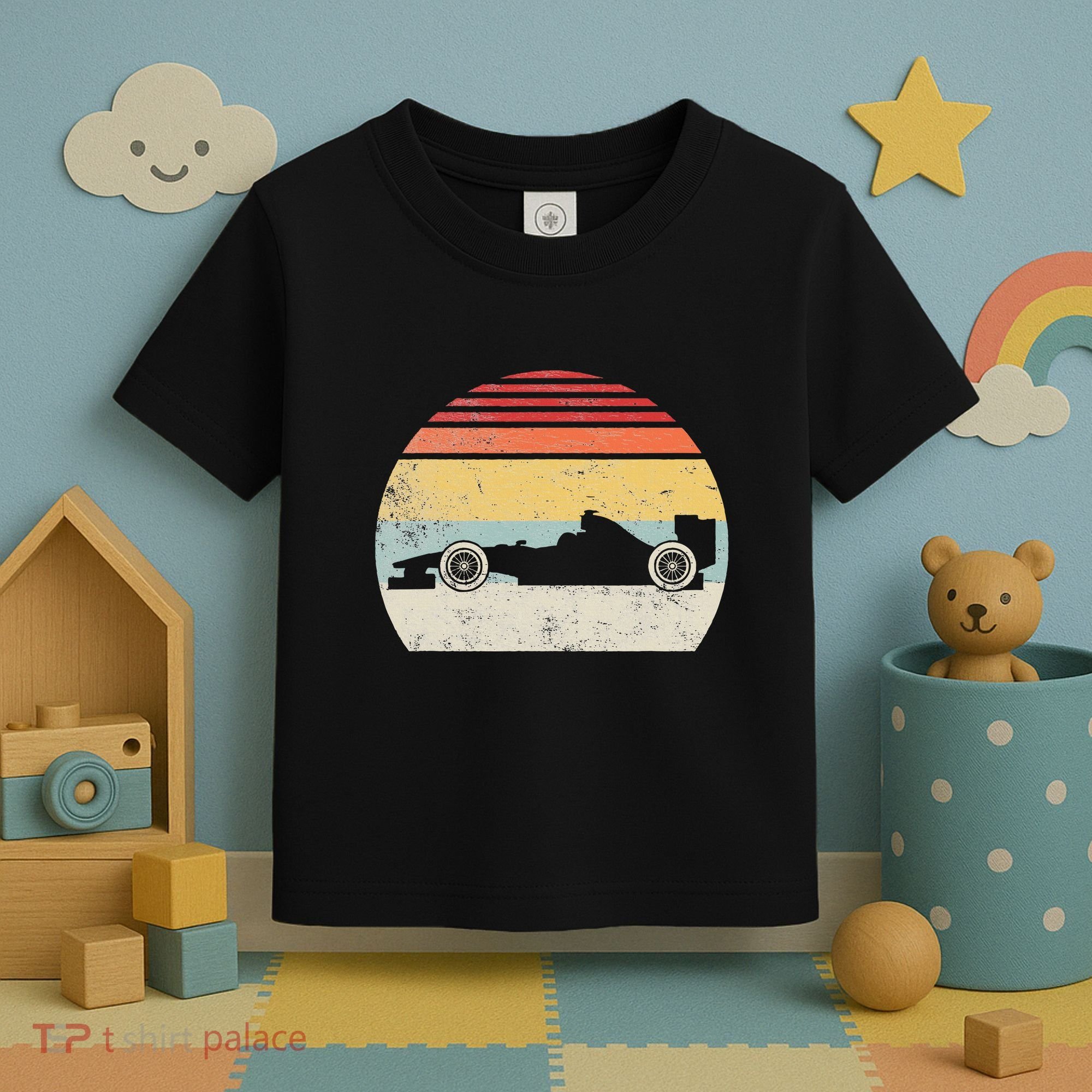 Mechanic Sport Formula Race Car Toddler T-Shirt