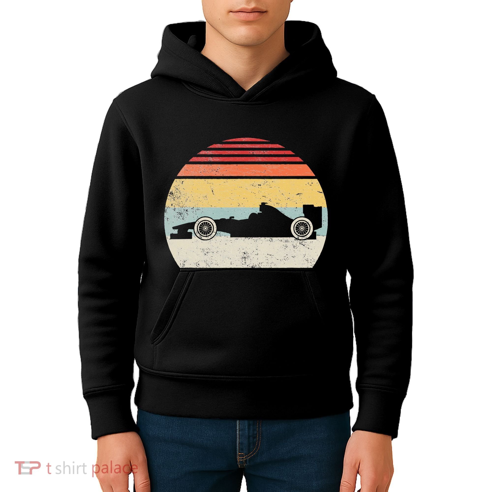 Mechanic Sport Formula Race Car Kids Hoodie