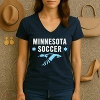 Minnesota Soccer Fan Gear Fc United Women's V-Neck T-Shirt thumb 3