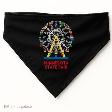 Minnesota State Fair Ferris Wheel County Fair USA-Made Doggie Bandana