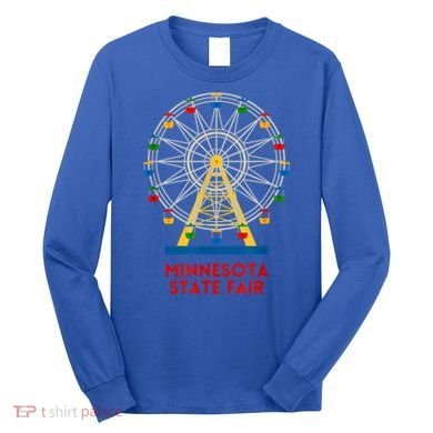 Minnesota State Fair Ferris Wheel County Fair Long Sleeve Shirt